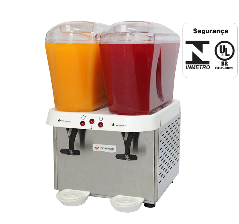 Refresqueira Refrigerada 2 Bojos Venâncio - Modelo RV216